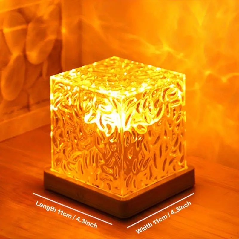 Ocean Wave Night Lamp – Relaxing LED Water Ripple Projector for Room Ambience