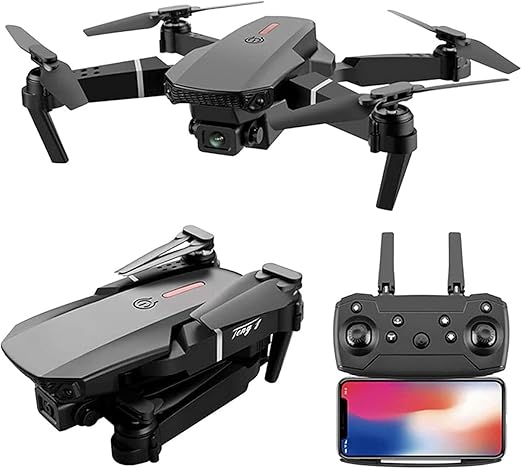 SkyMaster E88 Pro 4K Dual-Camera Drone – Foldable Quadcopter with GPS, Obstacle Avoidance & 30-Min Flight Time
