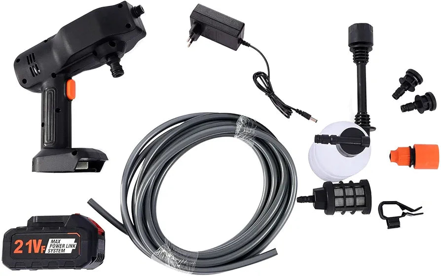 Portable Pressure Washer Cordless Cleaning Tool for Car Bike and Home