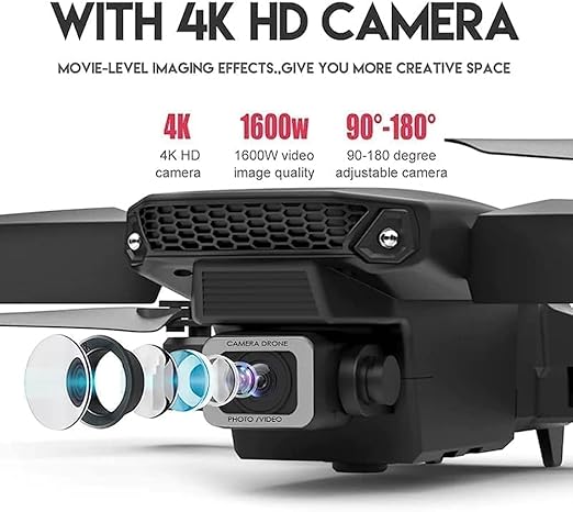 SkyMaster E88 Pro 4K Dual-Camera Drone – Foldable Quadcopter with GPS, Obstacle Avoidance & 30-Min Flight Time