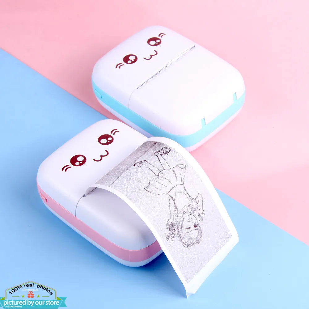 PrintX™ Mini Bluetooth Pocket Printer – Wireless Inkless Thermal Printer for Notes, Labels, Photos & Journaling