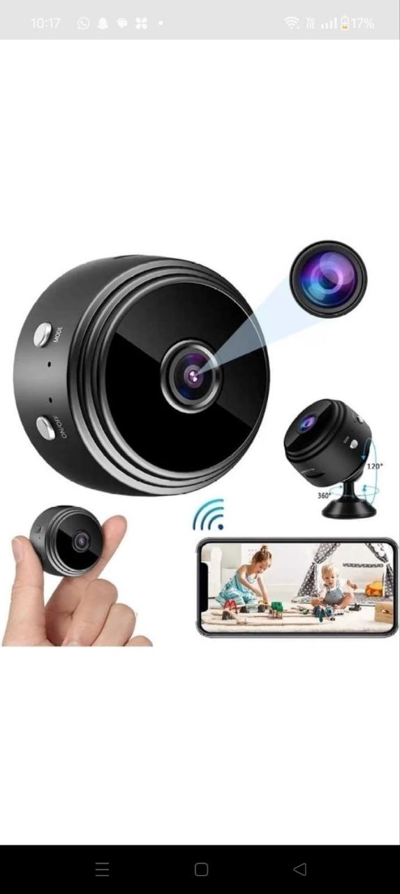 Mini WiFi Security Camera 1080p HD Indoor Monitoring Camera