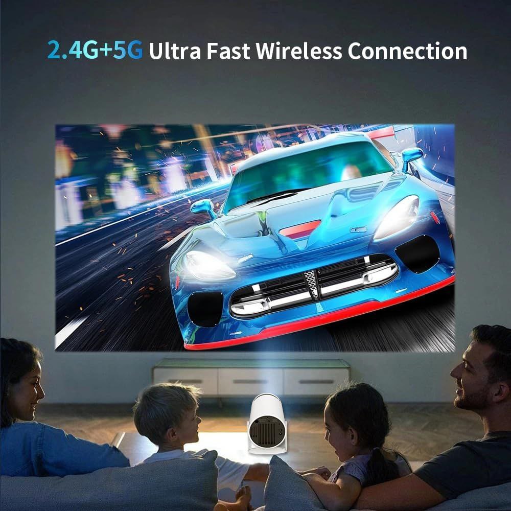 Mini 4K Smart Projector – Turn Any Wall Into a Cinema
