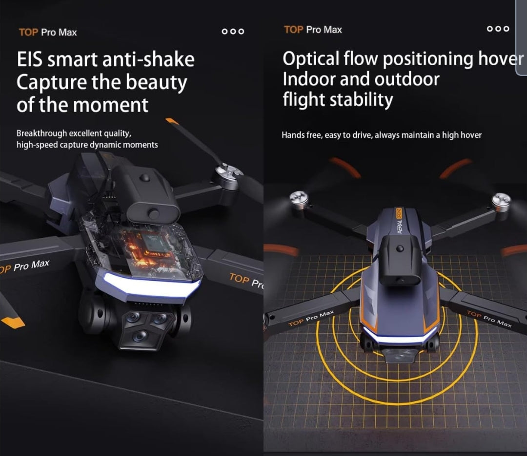SkyElite K10 Pro 4K Brushless Drone – Dual Camera, Optical Flow Stability, 40-Min Flight Time (2 Batteries Included) & Premium Carry Case