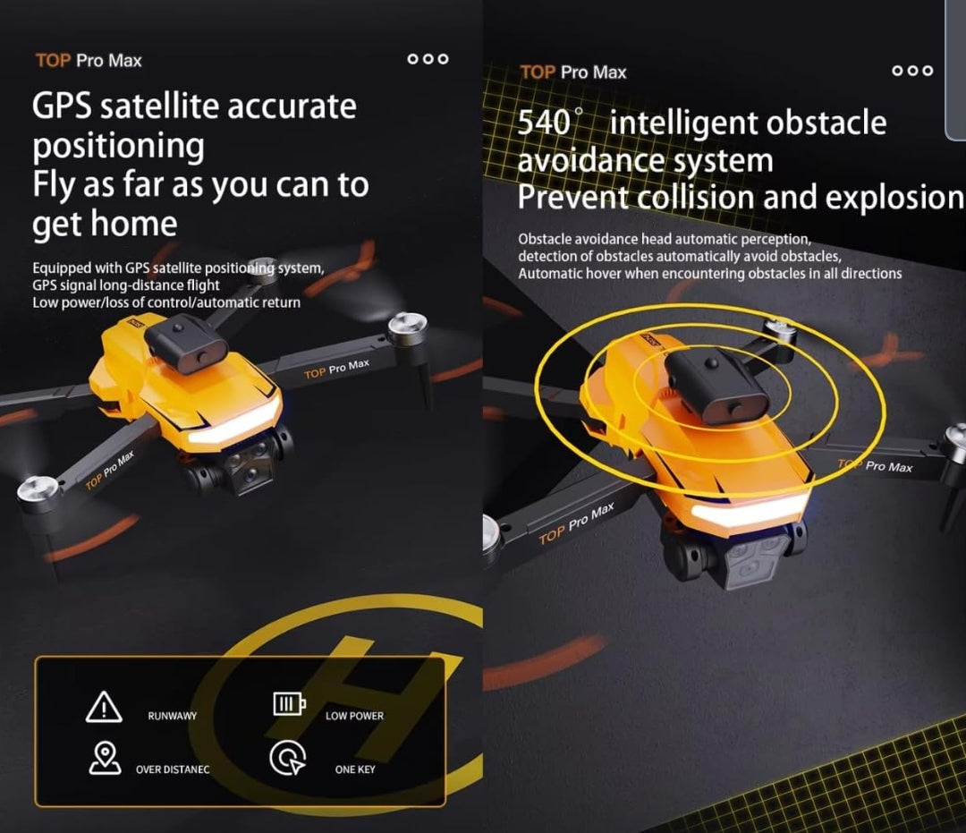 SkyElite K10 Pro 4K Brushless Drone – Dual Camera, Optical Flow Stability, 40-Min Flight Time (2 Batteries Included) & Premium Carry Case