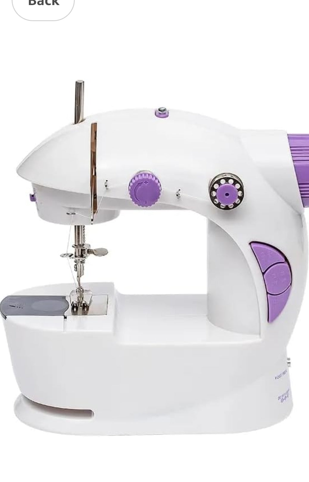 Mini Portable Electric Sewing Machine – Dual Speed, Foot Pedal Control & Complete Starter Sewing Kit