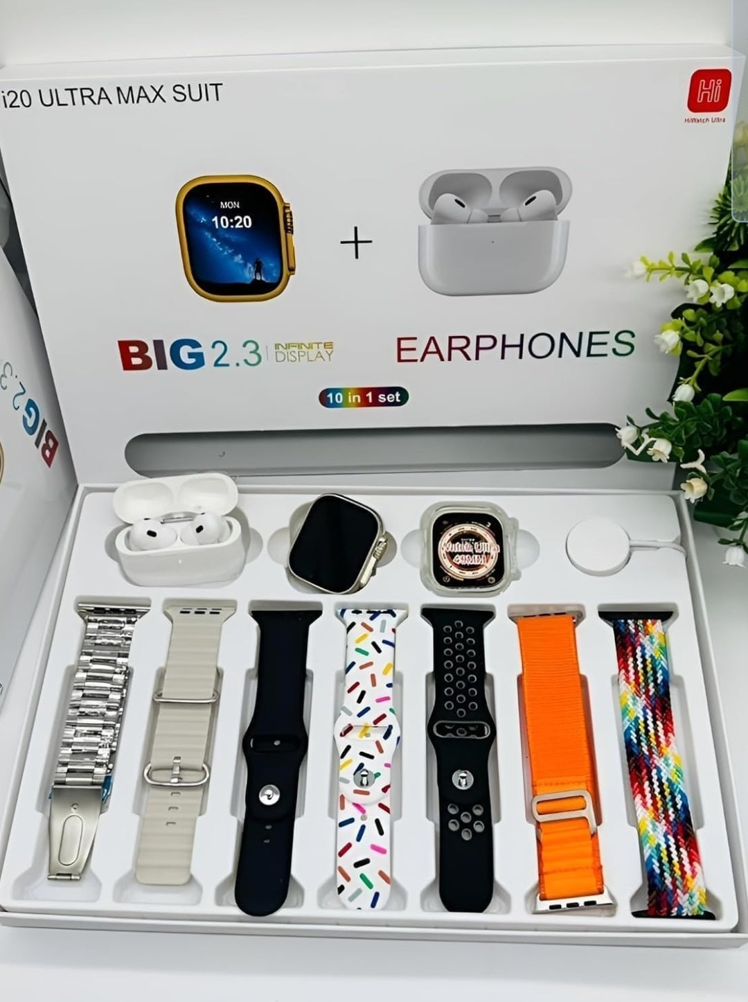 UltraMax 10-in-1 Infinity Bundle – Pro Smartwatch & Earbuds Elite Edition