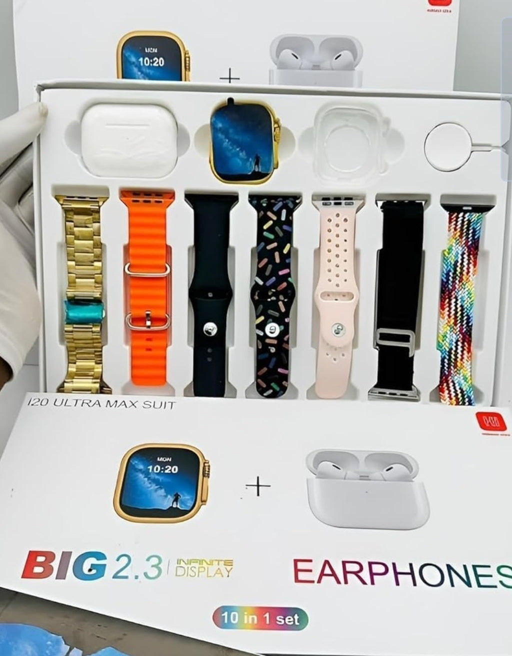 UltraMax 10-in-1 Infinity Bundle – Pro Smartwatch & Earbuds Elite Edition