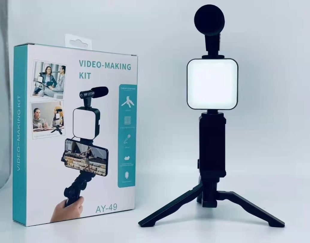 LOOX Pro-Grip U-Rig Handheld Stabilizer – Professional Video Rig for Smartphones & DSLR Cameras