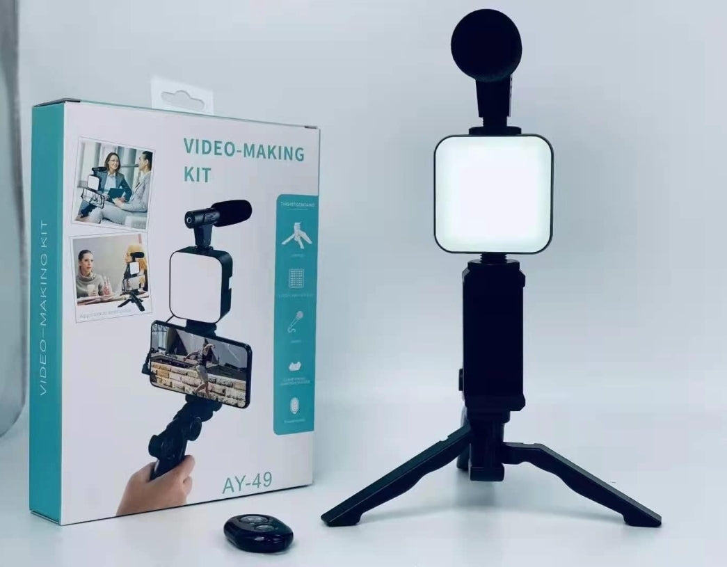 LOOX Pro-Grip U-Rig Handheld Stabilizer – Professional Video Rig for Smartphones & DSLR Cameras