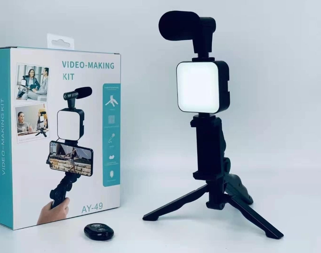 LOOX Pro-Grip U-Rig Handheld Stabilizer – Professional Video Rig for Smartphones & DSLR Cameras