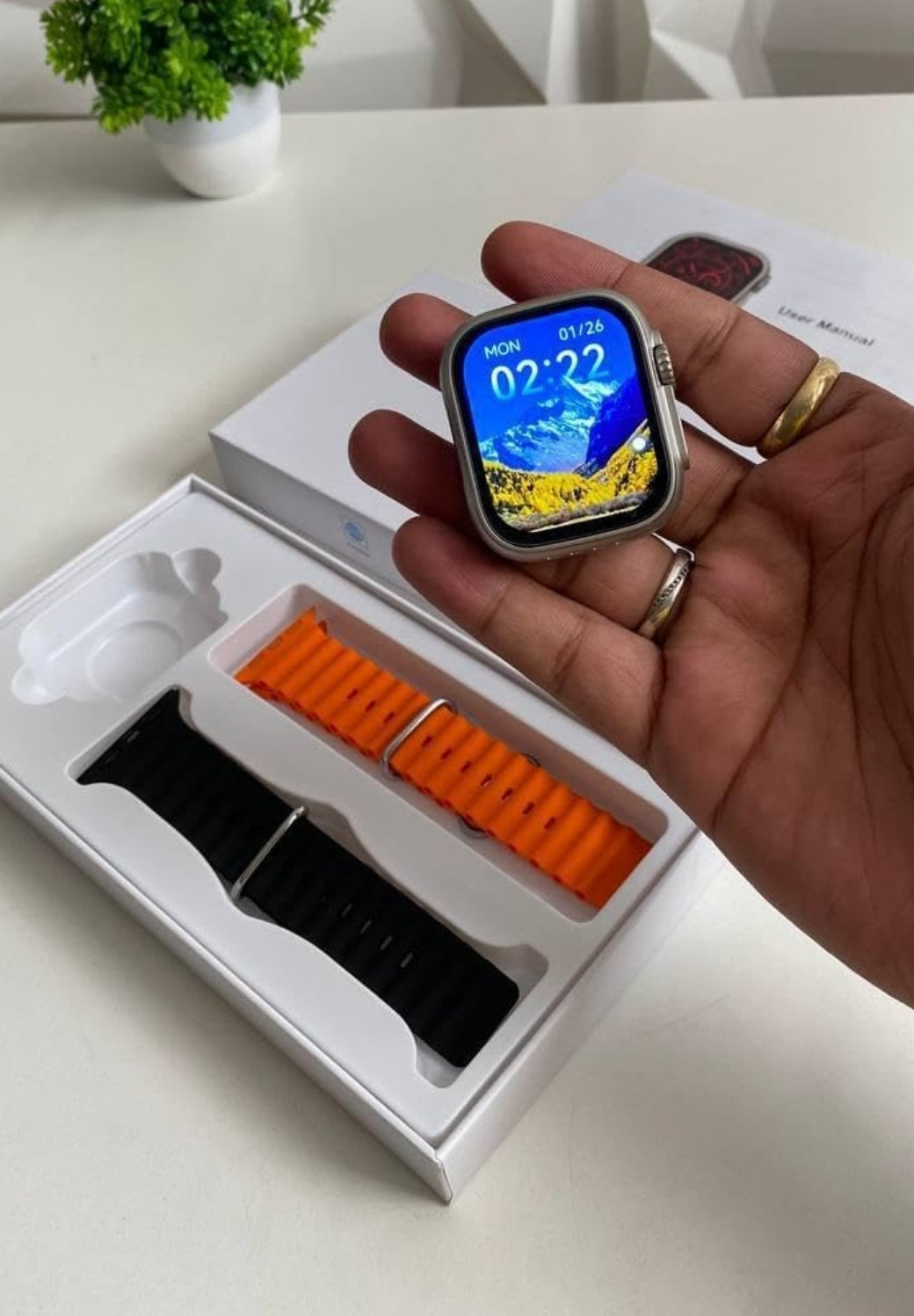 Apex S9 Ultra Android Smartwatch – 4G LTE, 2.02" AMOLED Infinite Display, Play Store Support & Dual Camera System