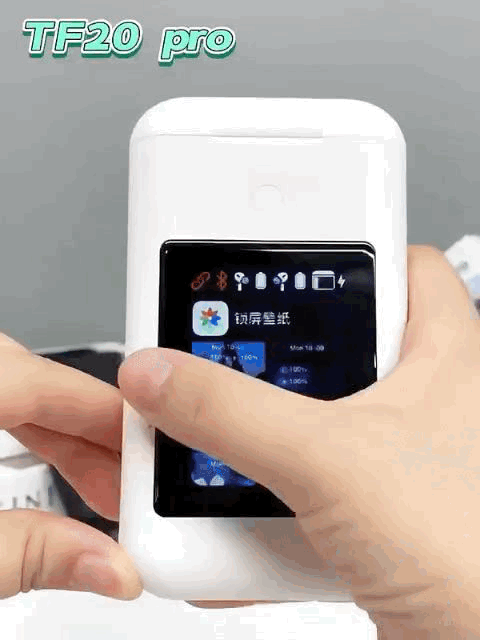 3-in-1 Smart Power Bank – High-Capacity Portable Charger with Integrated Wireless Earbuds & LED Smart Display
