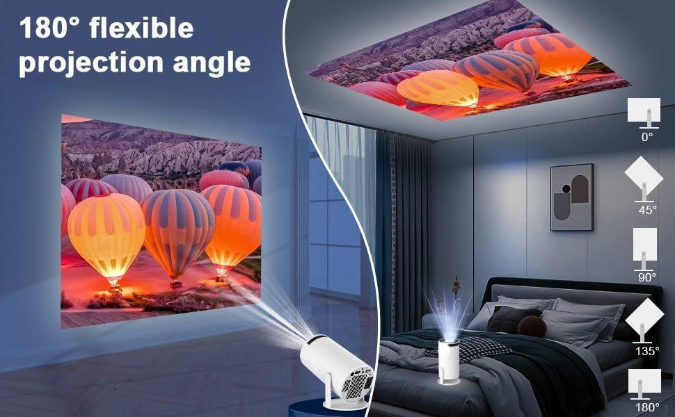 Mini 4K Smart Projector – Turn Any Wall Into a Cinema