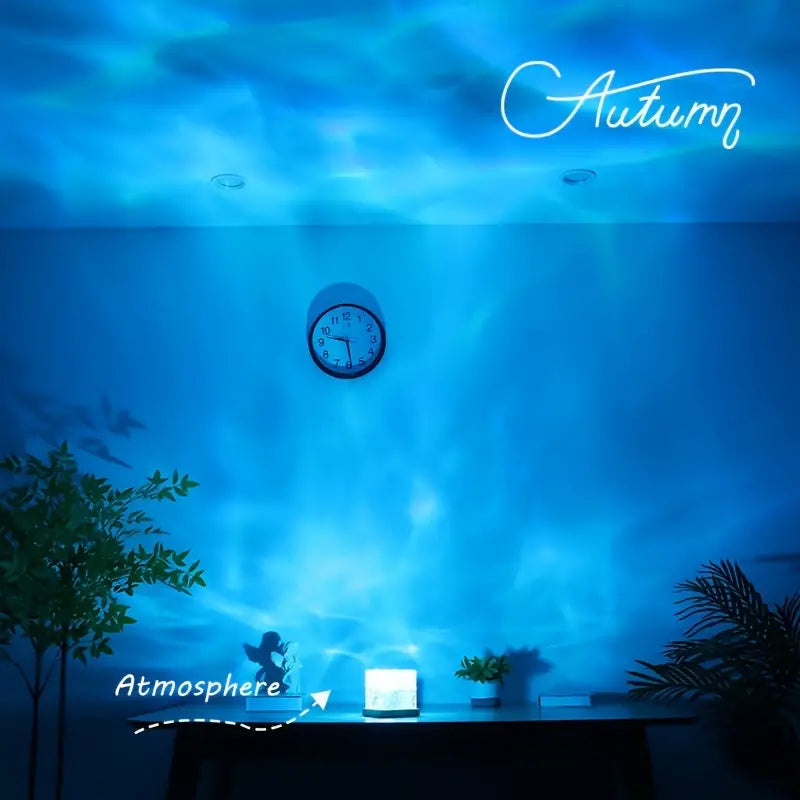 Ocean Wave Night Lamp – Relaxing LED Water Ripple Projector for Room Ambience
