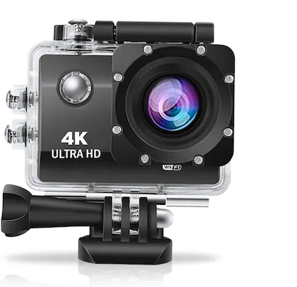 4K Ultra HD Action Camera with WiFi & Waterproof Case