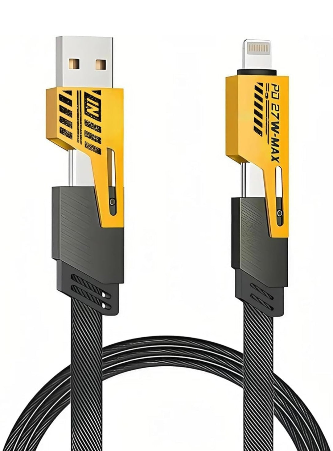 4-in-1 Fast Charging Cable 60W Multi Device Charger