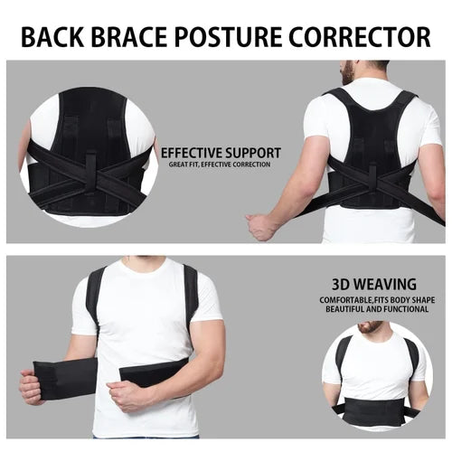 Adjustable Magnetic Back Brace & Posture Corrector