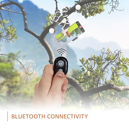 Universal Bluetooth Wireless Remote Shutter – Pocket-Sized Camera Control for iOS & Android Smartphones